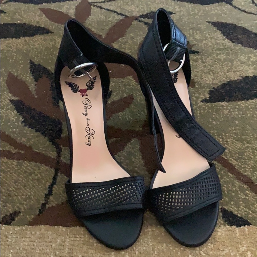 Black Strappy Heels